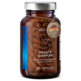 Prostate Health Supplement for Men with Saw Palmetto Pumpkin Seed Black Garlic Nettle Extract Zinc & Selenium 120 Capsules Urinary Health & Prost
